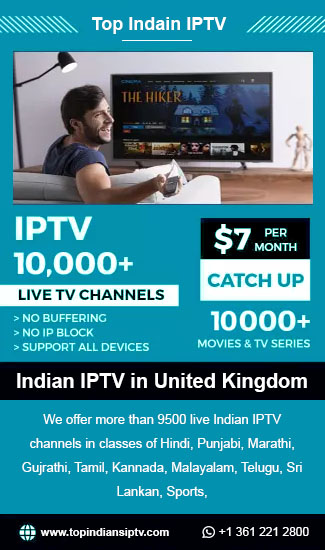 Best Indian IPTV in United Kingdom